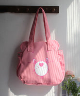 Casual Blue Cartoon Print Large Capacity Satchel Bags SX1027